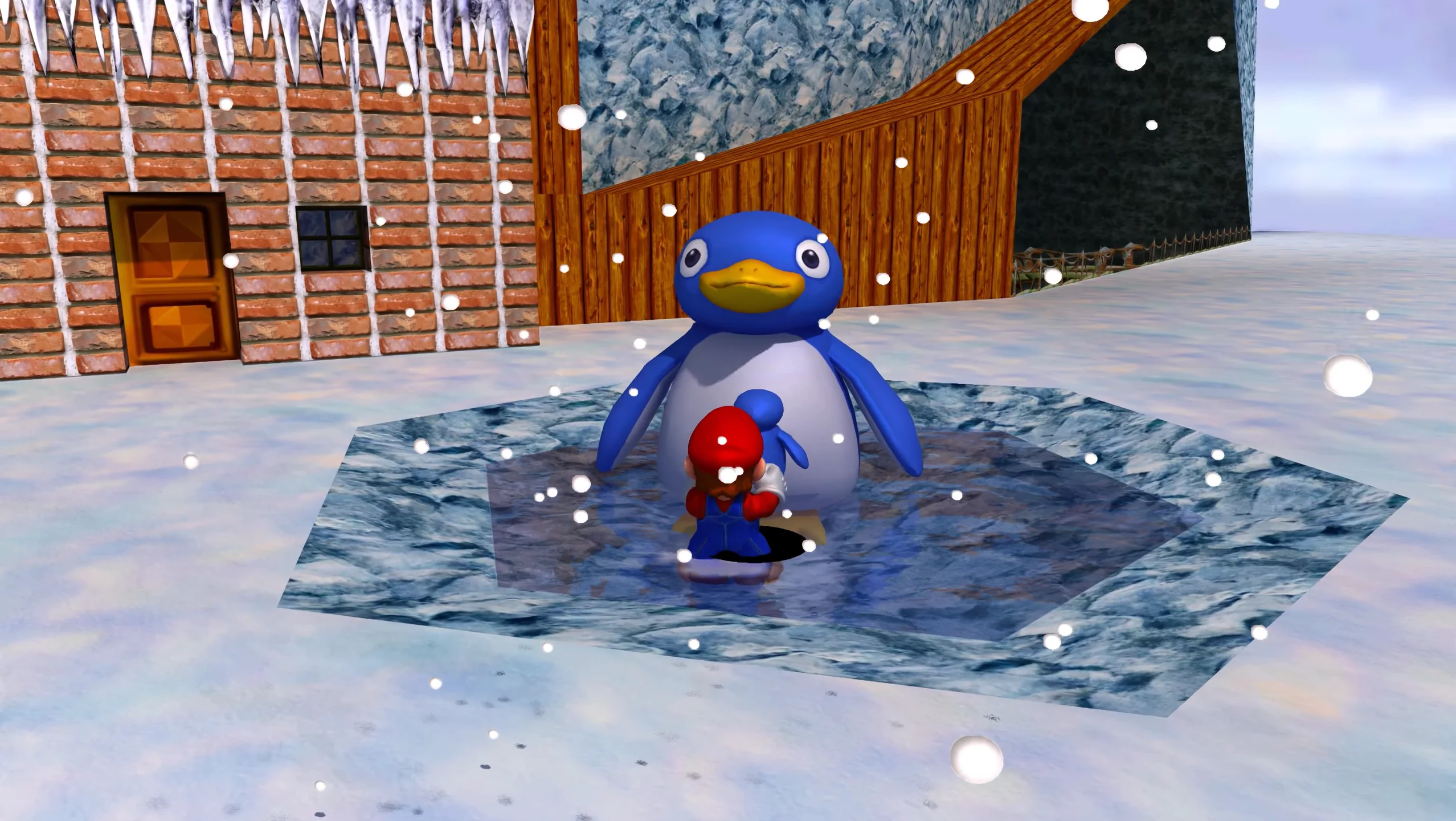 Mario PC with penguin